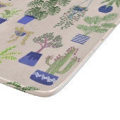 Cactus sukculent Pattern Schneidebrett (Ecke)