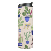 Cactus sukculent Pattern Thermosbecher (Nach links gedreht)