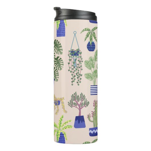 Cactus sukculent Pattern Thermosbecher (Nach rechts gedreht)