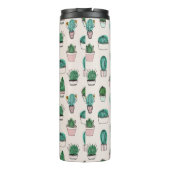 Cactus sukculent Pattern Thermosbecher (Rückseite)