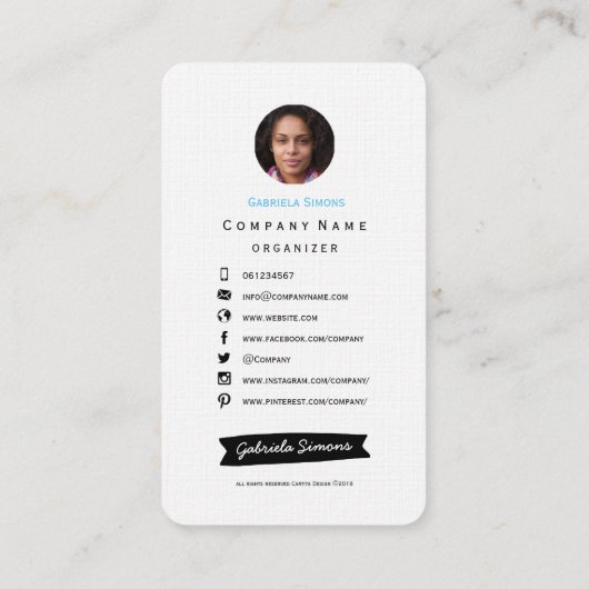 Cactus sukculent Pattern | Visitenkarten Visitenkarte (Rückseite)