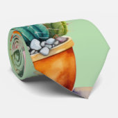 Cactus Summer Arizona Wüste Heiße Pflanze Krawatte (Gerollt)