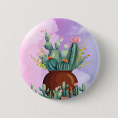 Cactus Sunrise Button (Vorderseite)