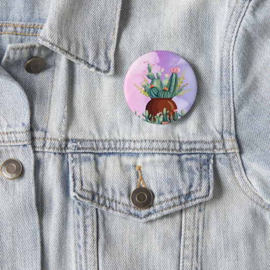 Cactus Sunrise Button (Beispiel)