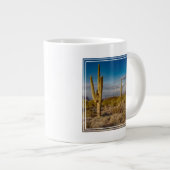 Cactus Sunset in Arizona Jumbo-Tasse (Vorderseite Rechts)