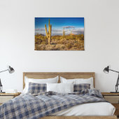 Cactus Sunset in Arizona Leinwanddruck (Insitu (Schlafzimmer))