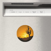Cactus Sunset Magnet (In Situ (Geschirrspüler))