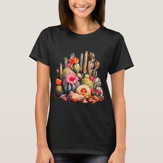CACTUS 🌵 SÜSSIGKEITEN BLUME 🌺 T-Shirt (Vorderseite)
