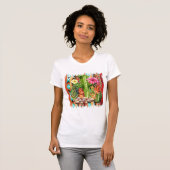 Cactus T - Shirt, Cactus Sublimation entwirft T - T-Shirt (Vorne ganz)