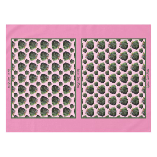 Cactus tablecloth - Fakultative Personalisierung Tischdecke (Vorderseite (Horizontal))