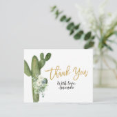 Cactus Taco 'bout Liebe Paare Danke Karte (Stehend Vorderseite)