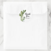 Cactus Taco bout Liebe Paare duschen Napkin Runder Aufkleber (Tasche)