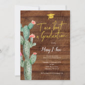 Cactus Taco "über eine Graduiertenparty Einladung (Vorderseite)