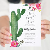 Cactus Taco über Liebe bridal SHOWER Einladung