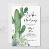 Cactus Taco über Liebe COUPLES SHOWER Einladung (Vorderseite)