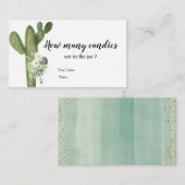 Cactus Taco über Liebe schätzt wie viele Kanadier Begleitkarte (Vorne/Hinten)