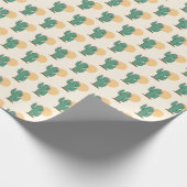 Cactus Themed Gift Wrappingi Paper Geschenkpapier (Ecke)