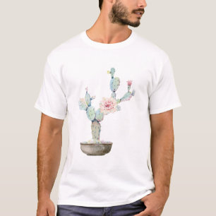 Cactus Torn Green Blume T-Shirt