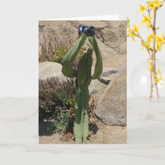 Cactus Tourist - Karte (Gelbe Blume)