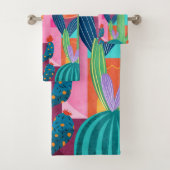 Cactus Town Badhandtuch Set (Insitu)