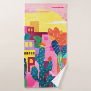 Cactus Town Badhandtuch Set