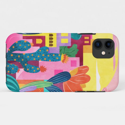 Cactus Town Case-Mate iPhone Hülle (Rückseite (Horizontal))