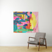 Cactus Town Wandteppich (Beispiel (Horizontal))