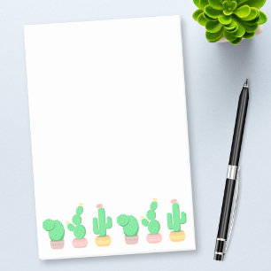 Cactus Trio Desert Modern Boho Post-it Klebezettel