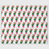 Cactus Uncle Geschenkpapier (Flach)