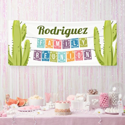 Cactus und Papel Picado Garland Texas Banner (Party)