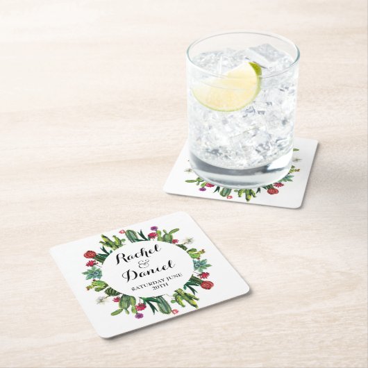 Cactus Untersetzer Wedding Party Cacti Fiesta (Vor Ort)