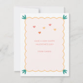 Cactus Valentine's Day Card Karte (Rückseite)