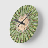Cactus Wall Clock, 8" runder Acrylic Runde Wanduhr (Winkel)
