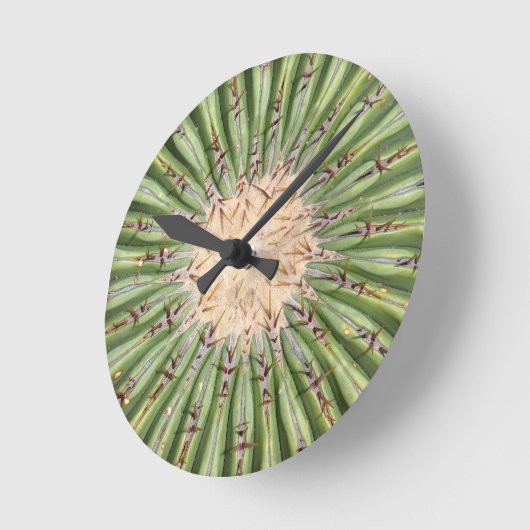 Cactus Wall Clock, 8" runder Acrylic Runde Wanduhr (Winkel)