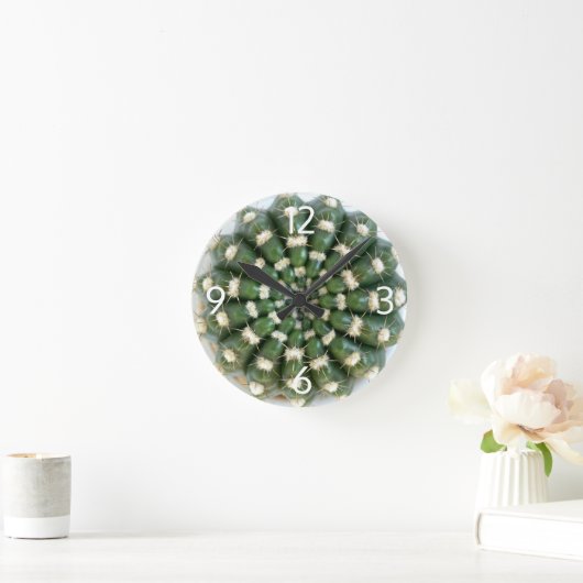 Cactus wall clock runde wanduhr (Zuhause)