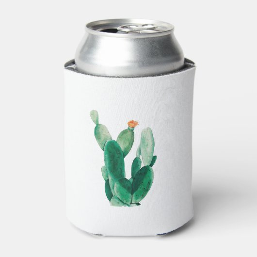 Cactus watercolor dosenkühler (Kanne Vorderseite)