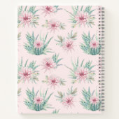 Cactus Watercolor Homeschool Notebook Journal Notizblock (Rückseite)
