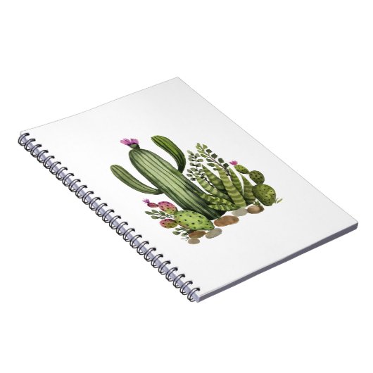 Cactus watercolor notizblock (Rechte Seite)