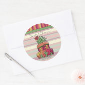 Cactus Wedding "Bridal Shower" Sticker (Umschlag)