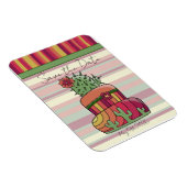 Cactus Wedding Cake "Save the Date" Magnet (Rechte Seite)