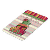 Cactus Wedding Cake "Save the Date" Magnet (Linke Seite)