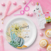 Cactus Wedding Pappteller (Party)