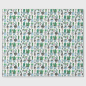 Cactus Western | Geburtstag | Schleifpapier Geschenkpapier (Flach)