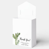 Cactus White Blume Pampas Grass Party Geschenkschachtel (Geöffnet)