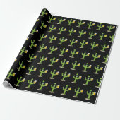 Cactus with Beer Pattern Geschenkpapier (Ungerollt)