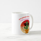 Cactus with Style – Problem, But with Flow Kaffeetasse (VorderseiteRechts)