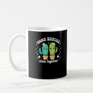 Cactus Work Bestie Job Office Best Friend Women's Kaffeetasse
