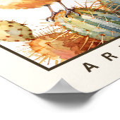 Cactus Wren Arizona State Bird  Poster (Ecke)