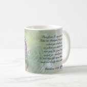 Cactus Wren Matthew 6:25 KJV Kaffeetasse (VorderseiteRechts)