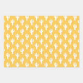 Cactus Yellow Orange Green Südwest Wüste Fun Geschenkpapier Set (Vorderseite 2)